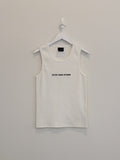 Stop N Stare White Tank