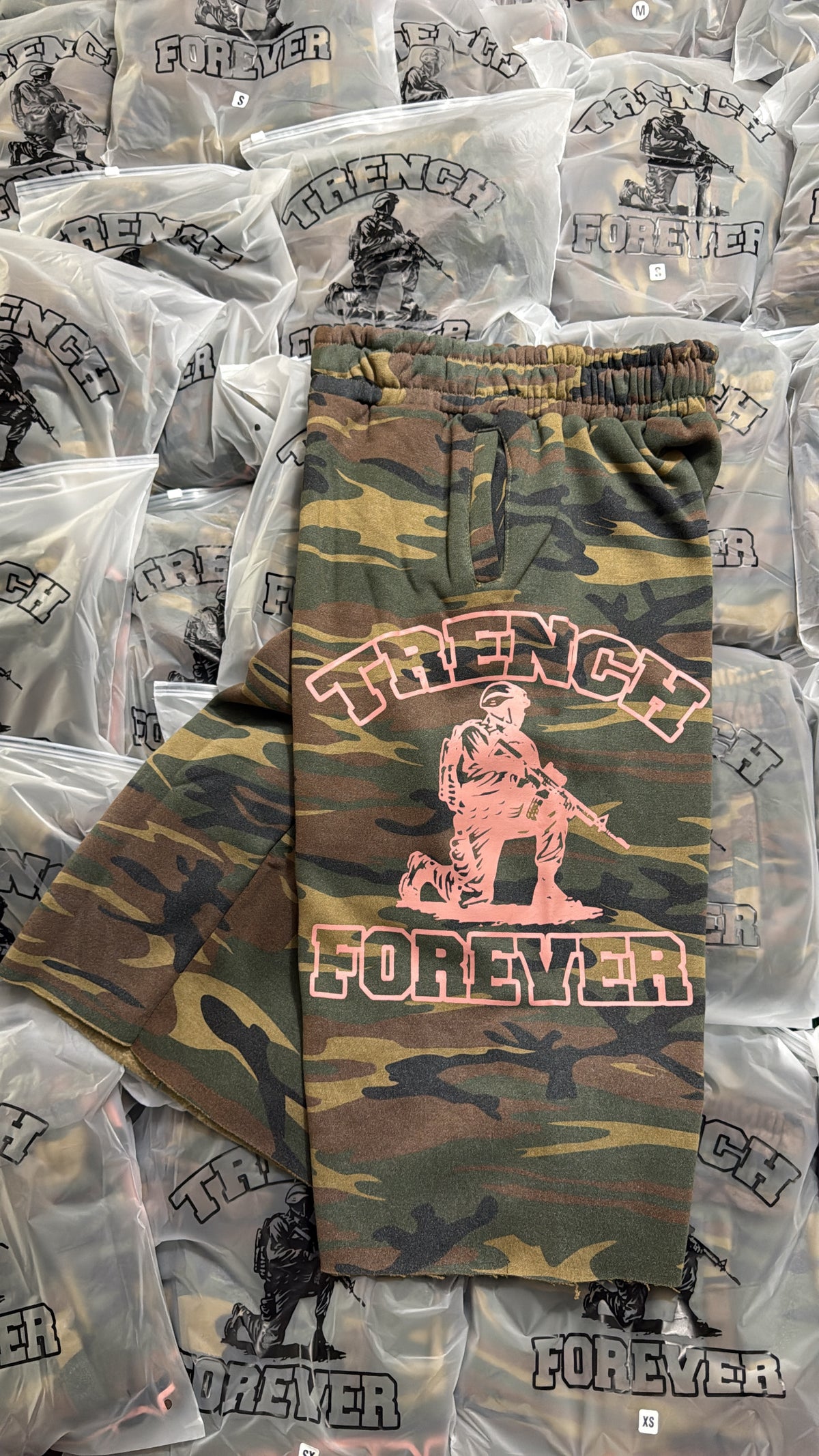 Trench Camo Jorts